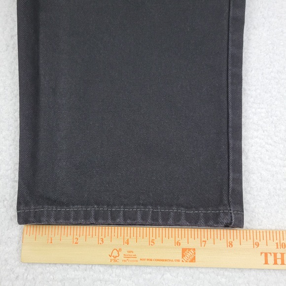 Levis 550 Relaxed Fit Jeans Mens 40‎ x 34 Measures 37 x 32.5 Black 100% Cotton - Picture 7 of 12
